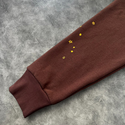 Sp5der Web Hoodie Brown