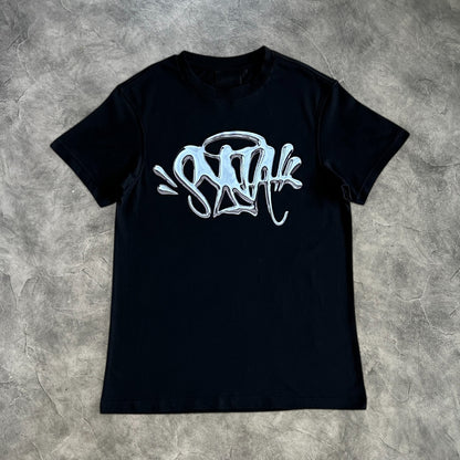 Syna Half Mosaic T-Shirt Black