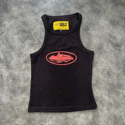 Corteiz Alcatraz Women's Tank Top Black/Red