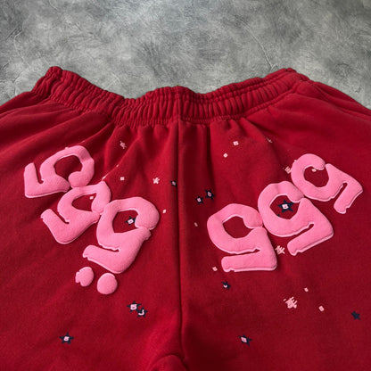 Sp5der 555 Web Tracksuit Red