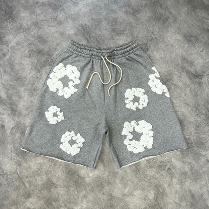 Denim Tears The Cotton Wreath Sweatshorts Grey