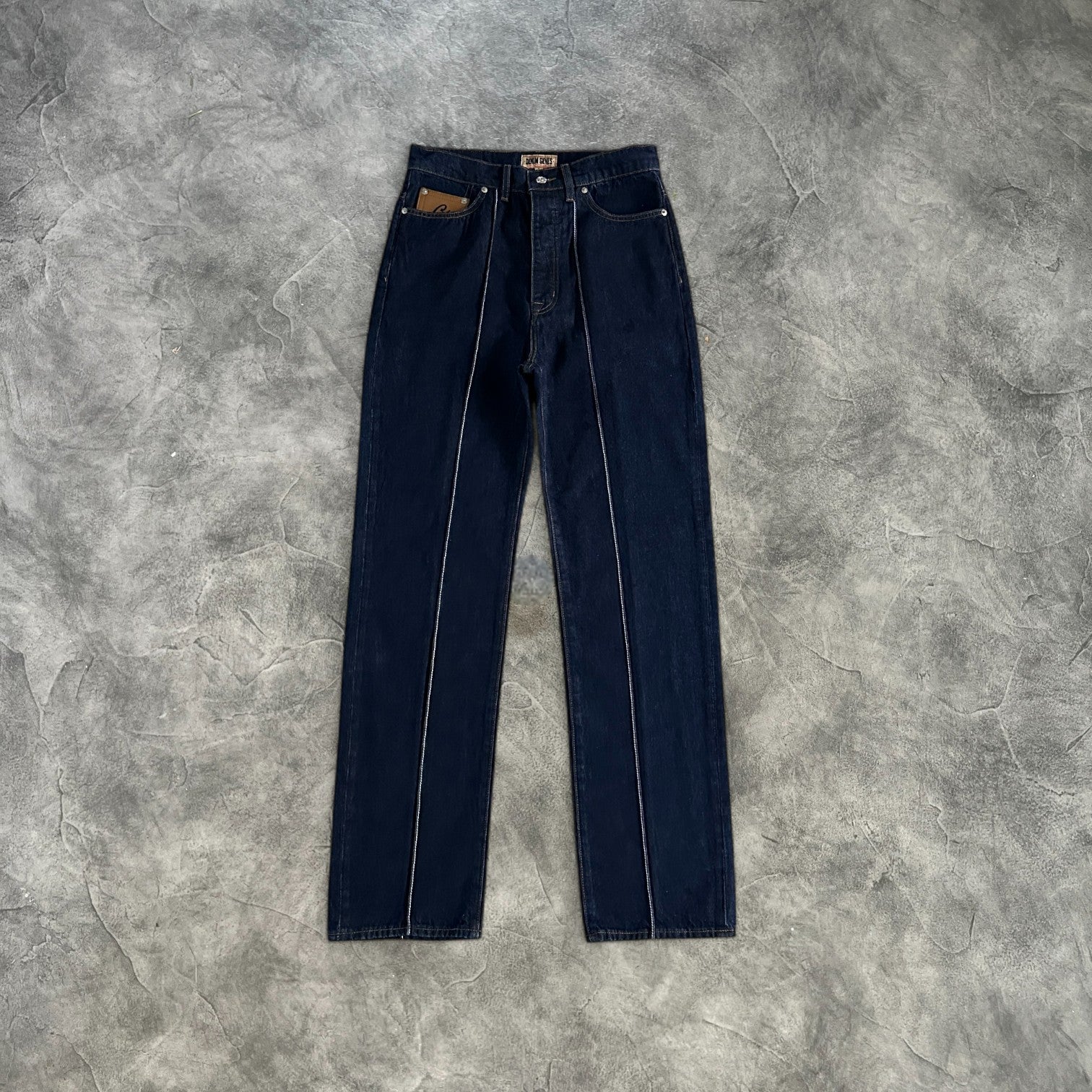 Corteiz C Star Denim Jeans Navy Blue