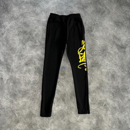 Syna Jogger Tracksuit Black/Yellow