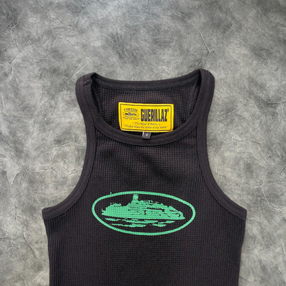 Corteiz Alcatraz Women's Tank Top Black/Green