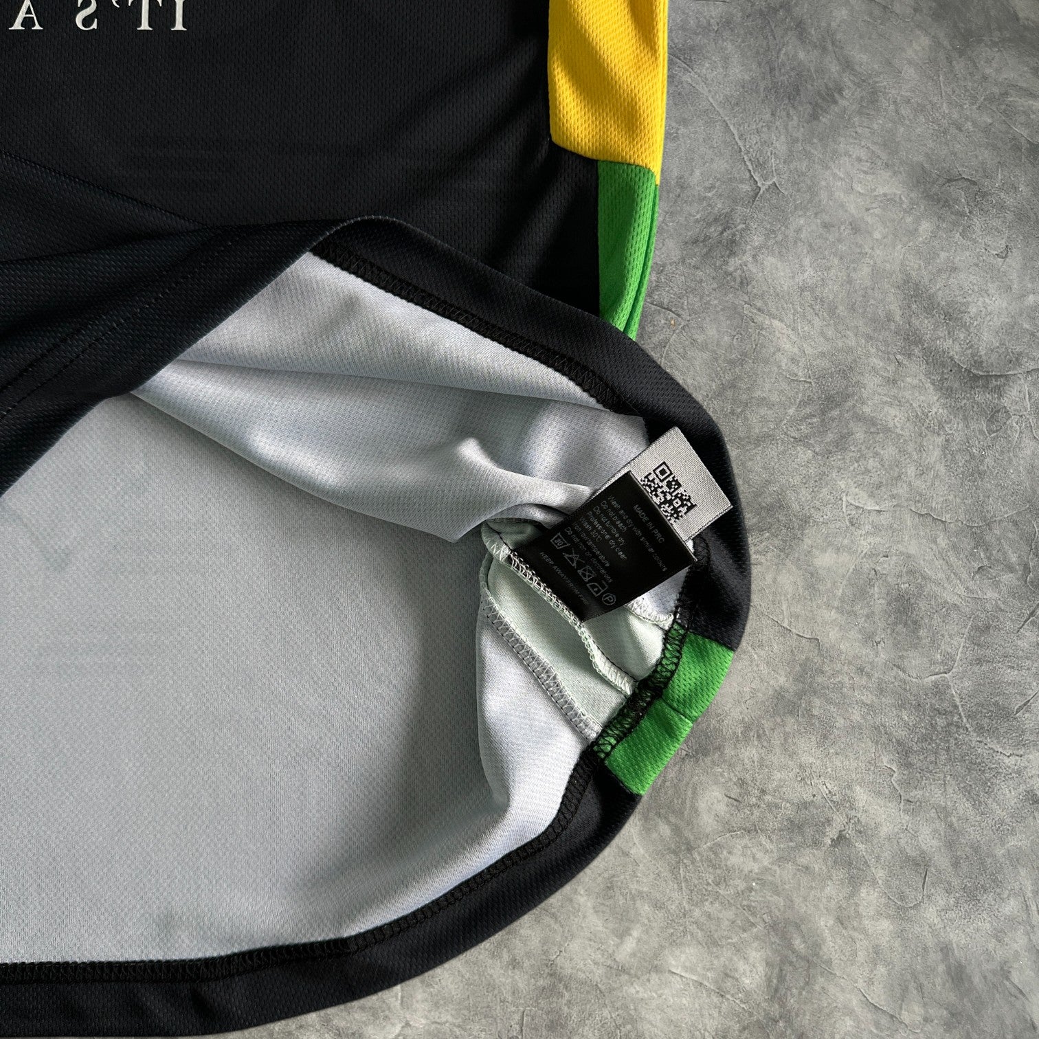 Trapstar Football Jersey Black/Yellow/Green