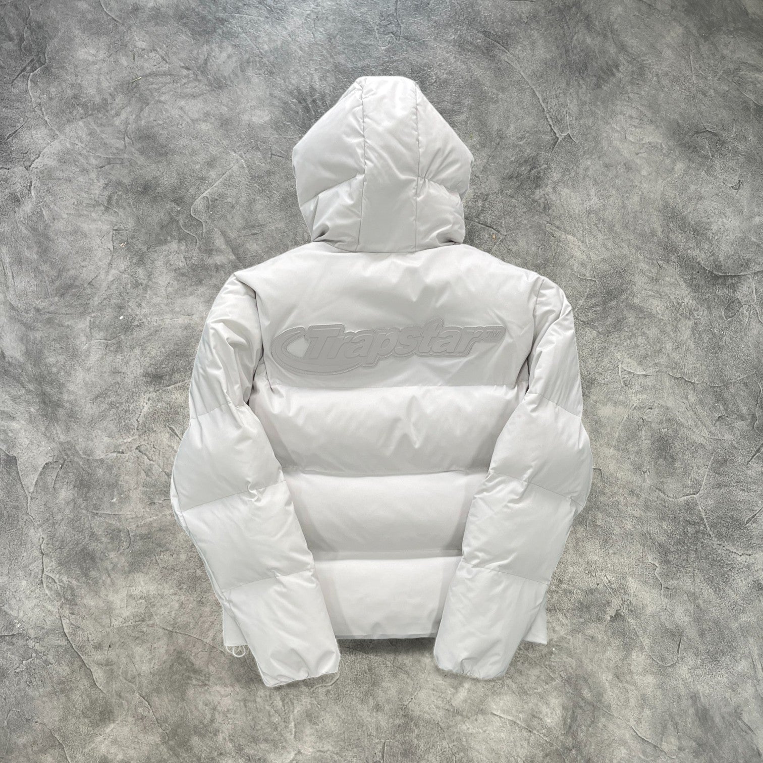 Trapstar Hyperdrive Technical hooded Puffer Light Grey