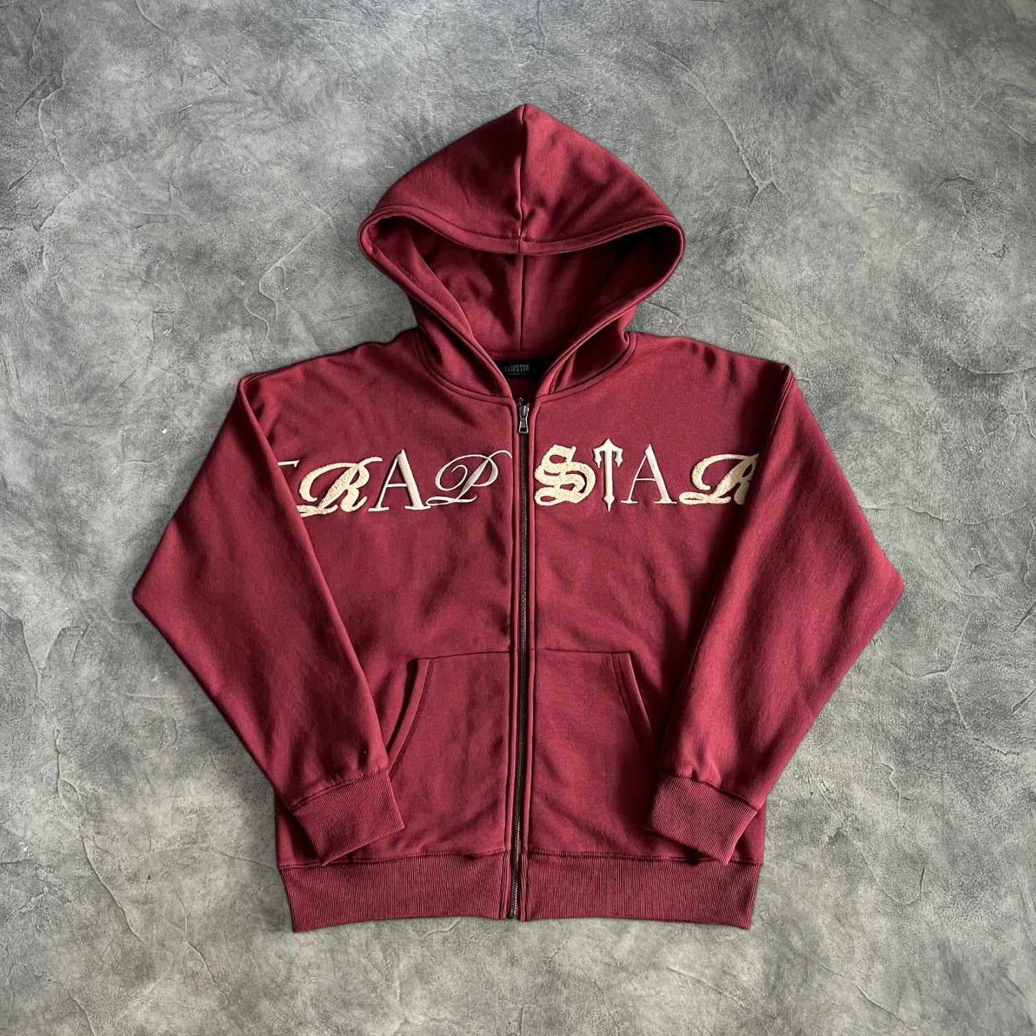 Trapstar Script Zip-Up Tracksuit Zinfandel