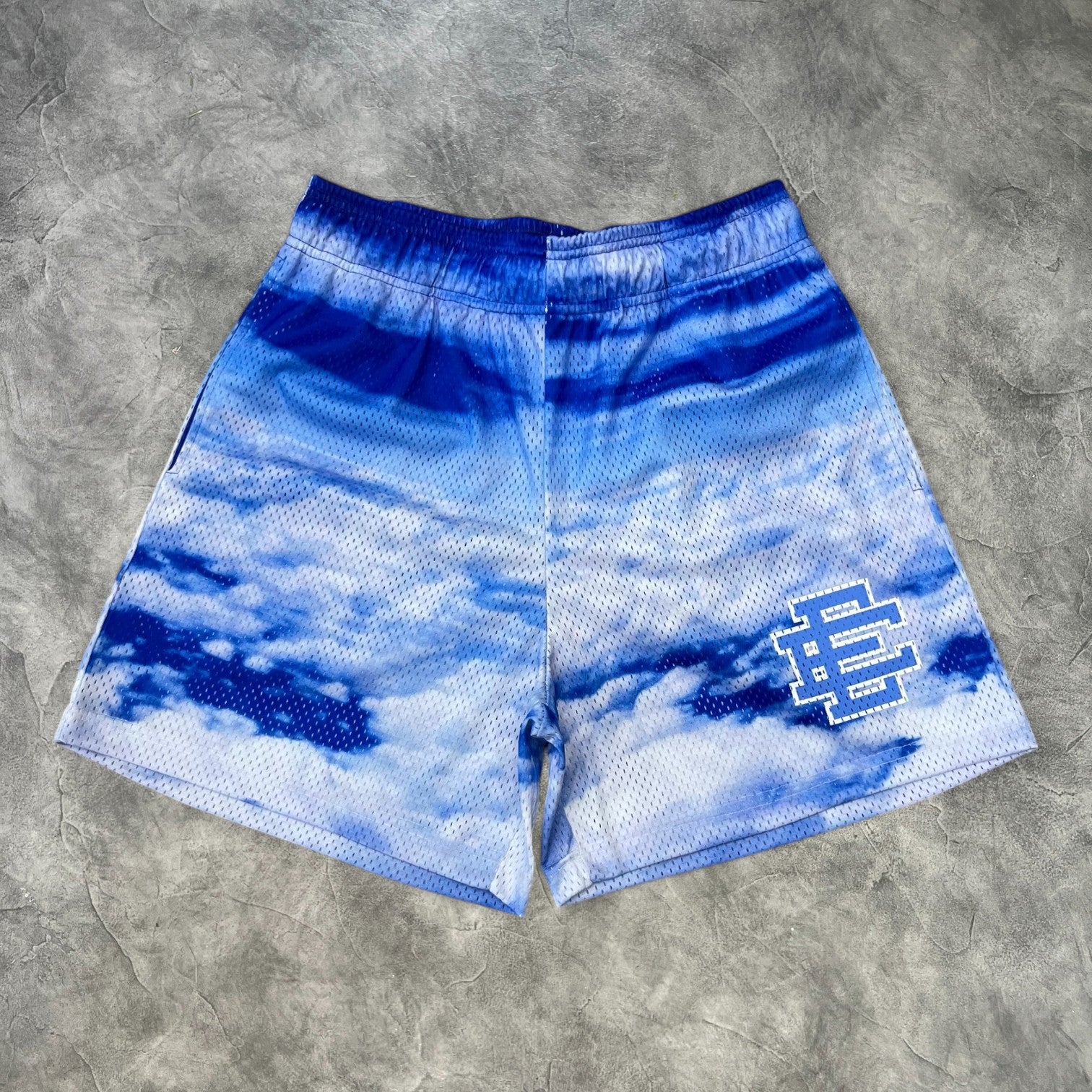 Eric Emanuel Blue Clouds Shorts