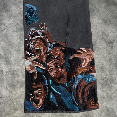 Vescartes Void Walker Undead Jeans Black