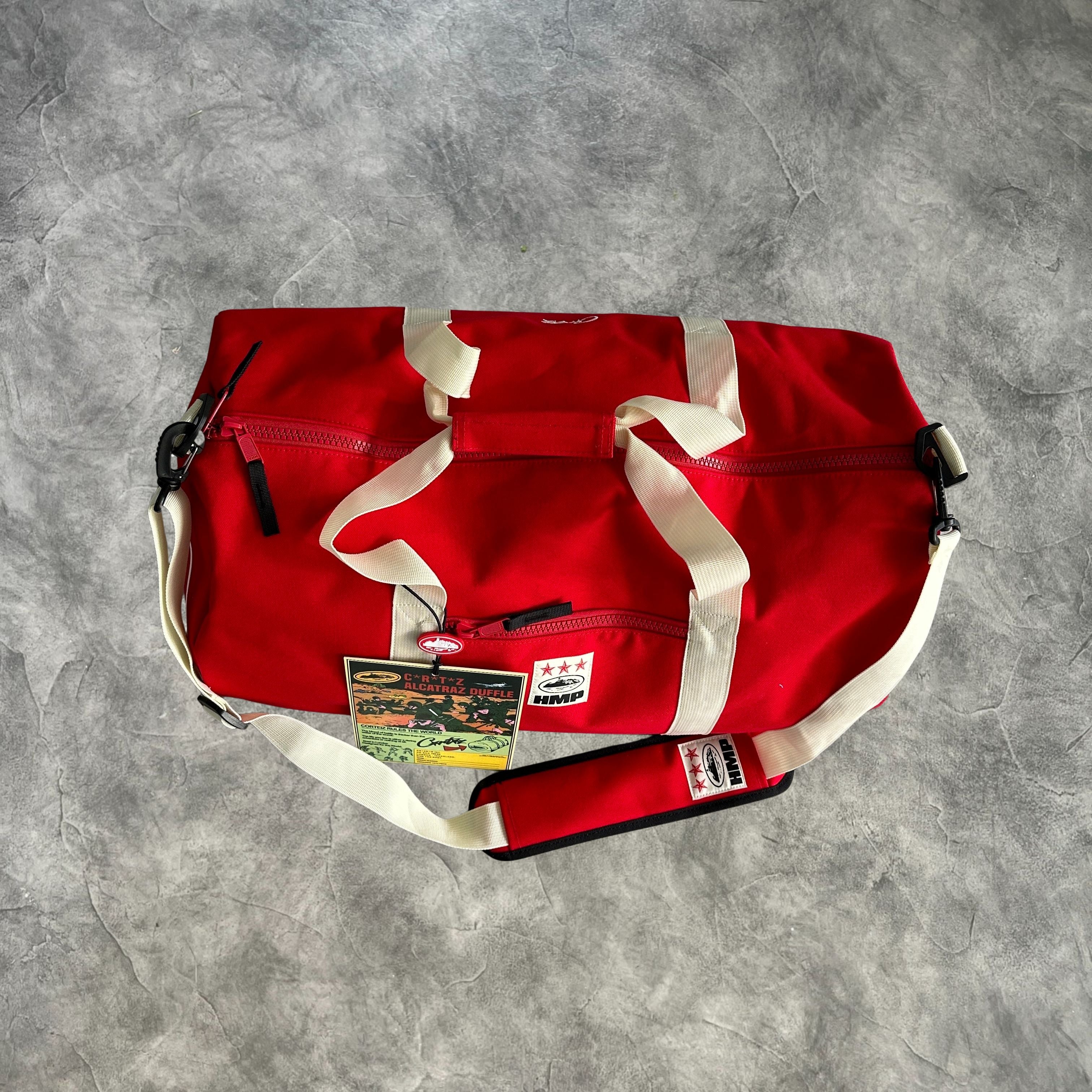 Corteiz HMP Alcatraz Duffle Red