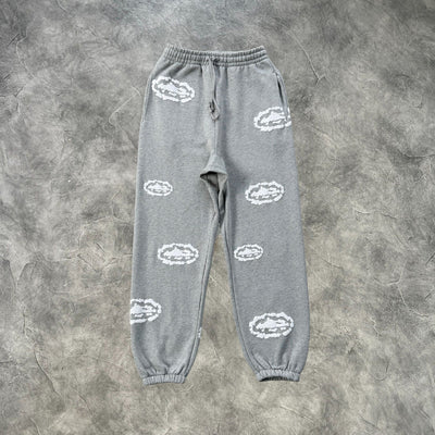 Corteiz Clouds Zip-Up Tracksuit Grey