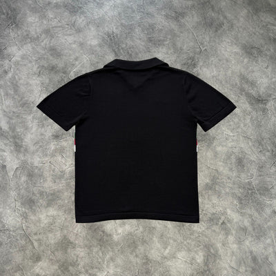 Corteiz Badge Knit Jersey Black