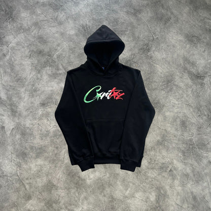 Corteiz All Stars Italia Hoodie Black