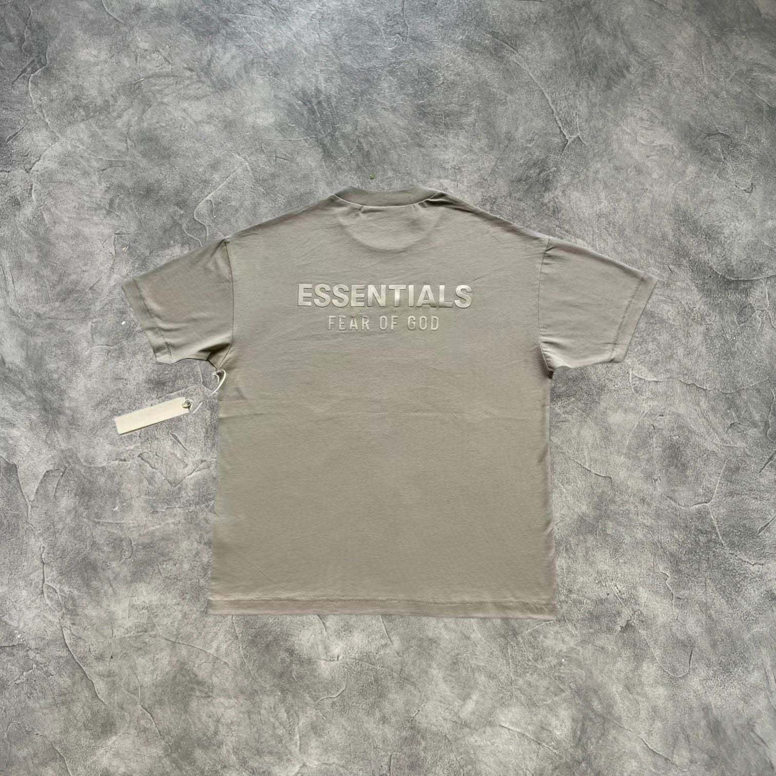 Essentials Fear Of God Basic T-Shirt Pewter