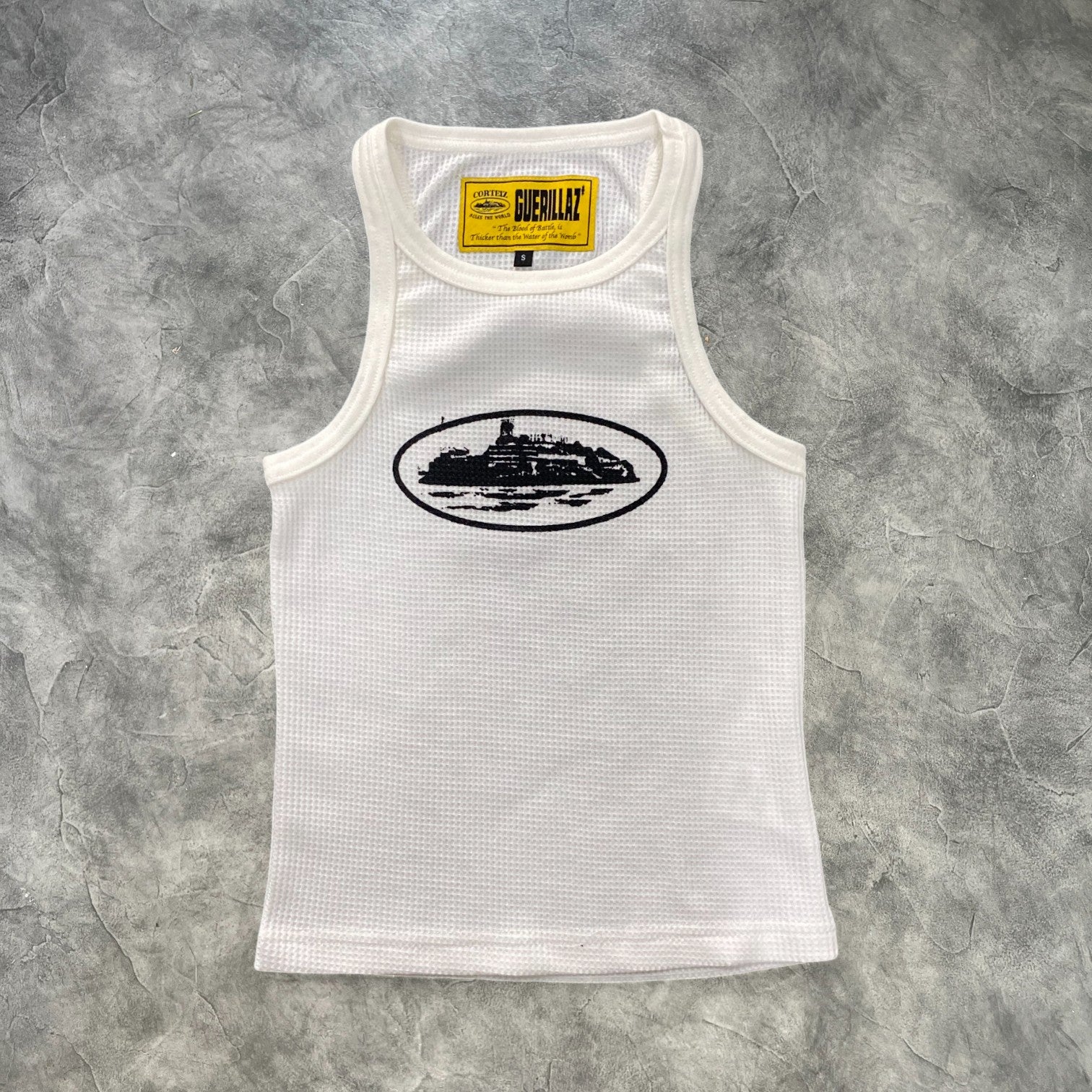 Corteiz Alcatraz Women's Tank Top White/Black