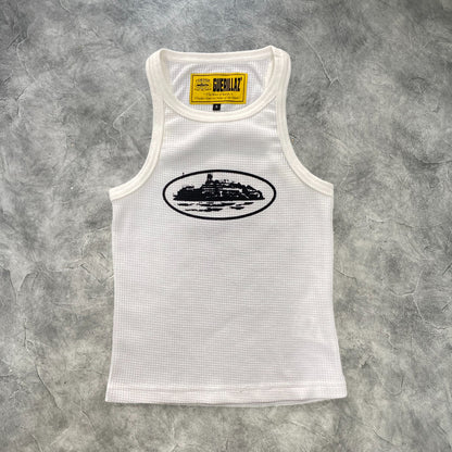 Corteiz Alcatraz Women's Tank Top White/Black