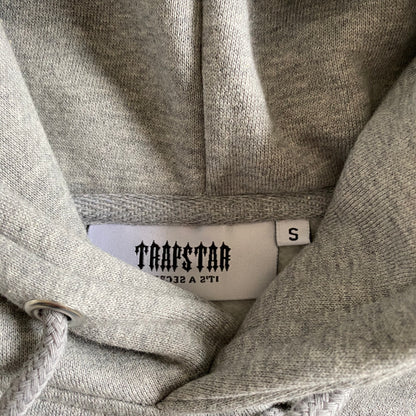 Trapstar Shooters Hooded Tracksuit Grey/Orange