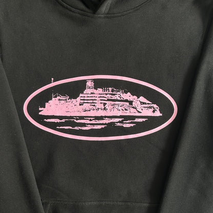 Corteiz Rules The World Crtz Hoodie Black/Pink