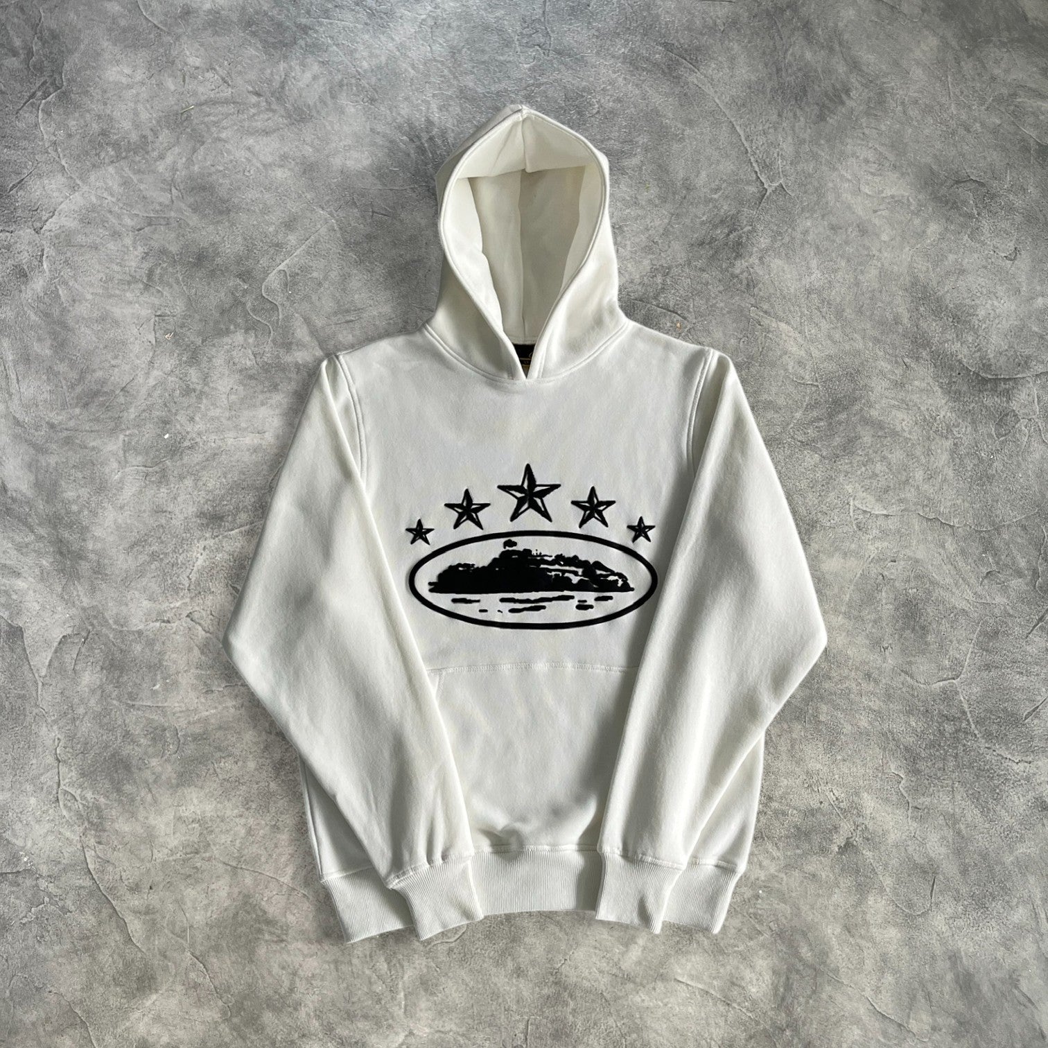 Corteiz Alcatraz 5 Star Tracksuit White