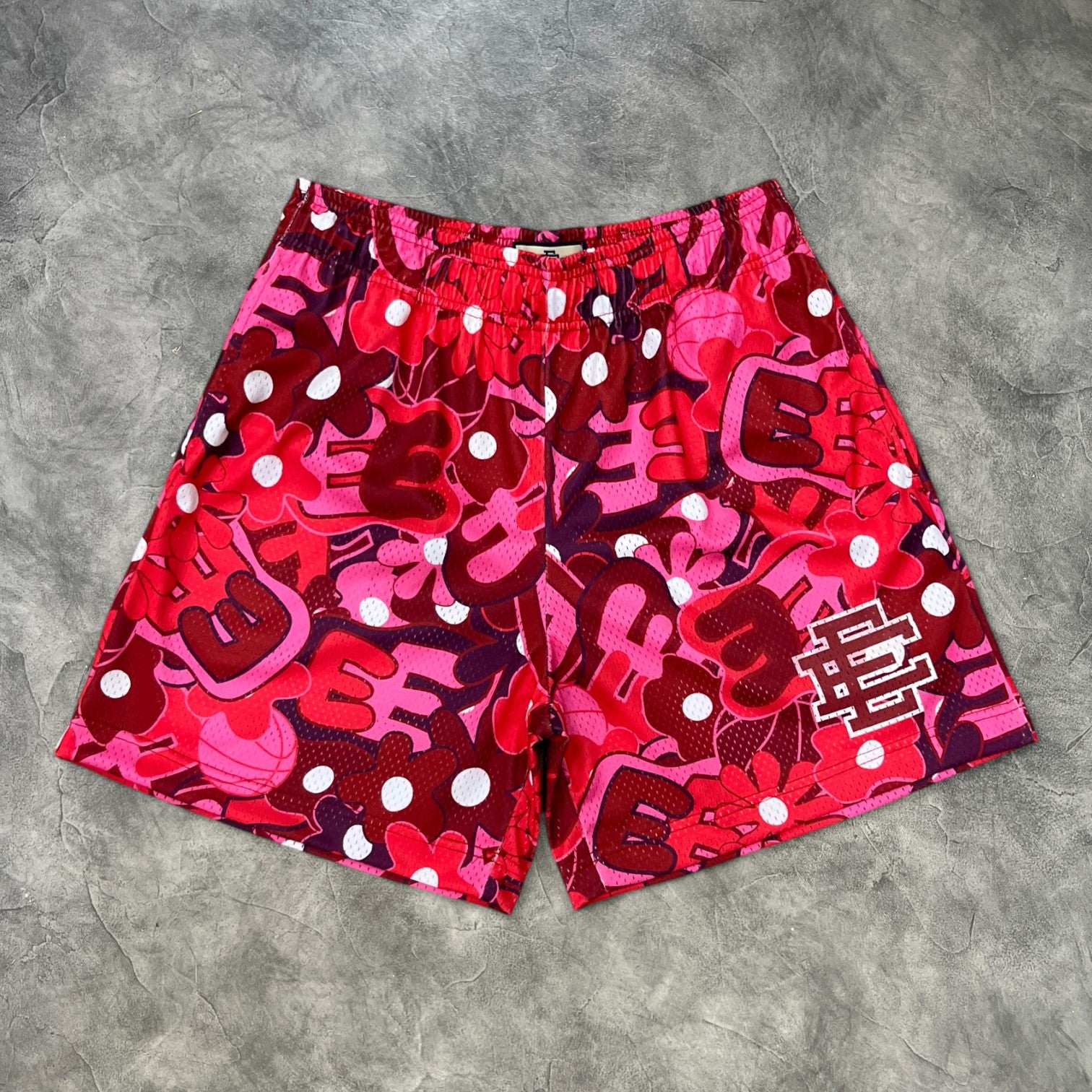 Eric Emanuel Hawaiian Shorts Red