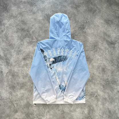 Trapstar Eagle Zip-Up Windbreaker Gradient Blue