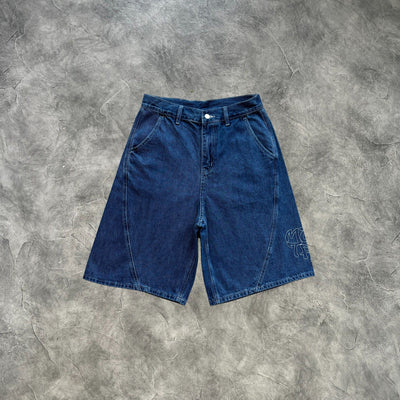 Mertra Denim Shorts Blue