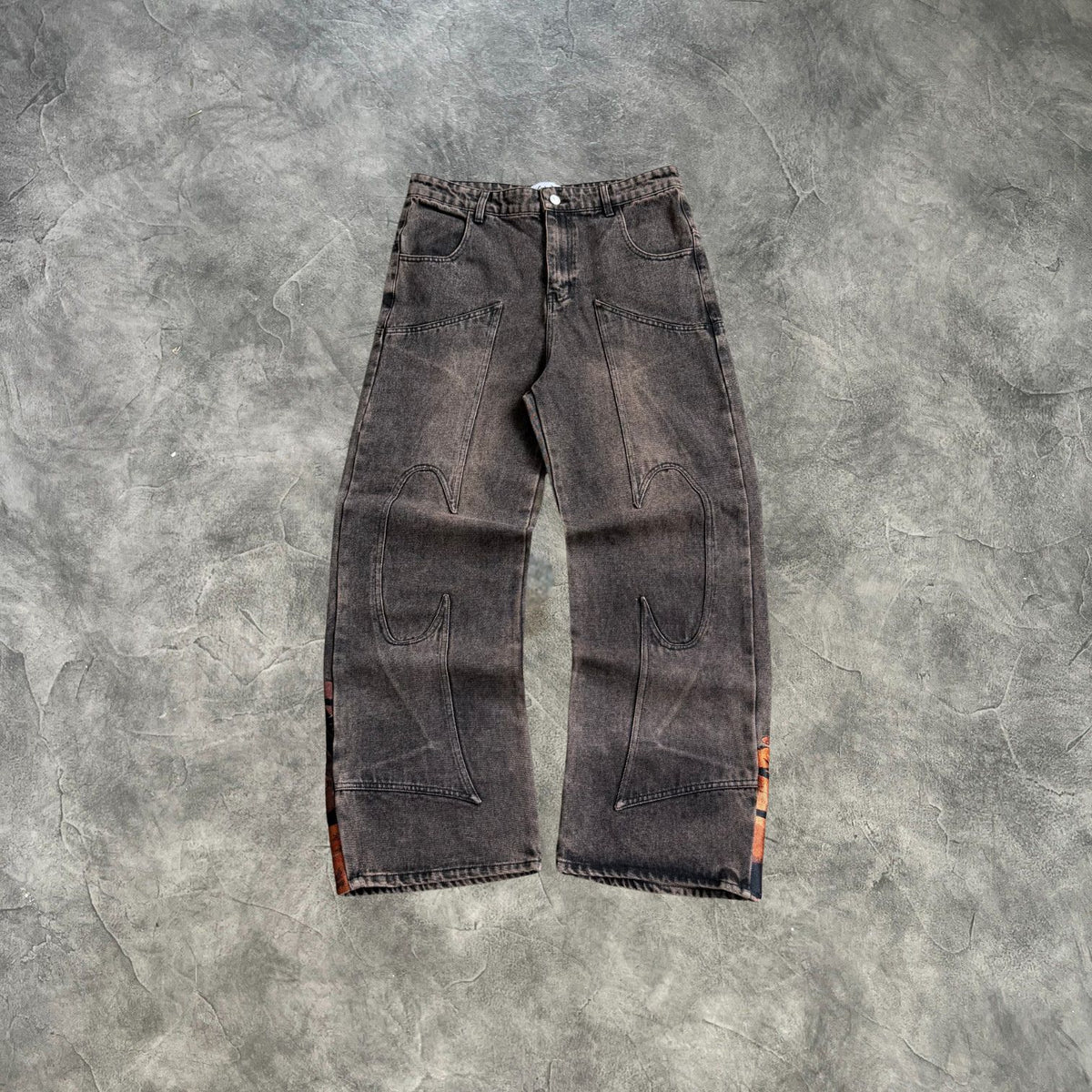 Vescartes Sahara Nomad Woven Jeans Black