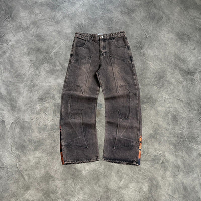 Vescartes Sahara Nomad Woven Jeans Black