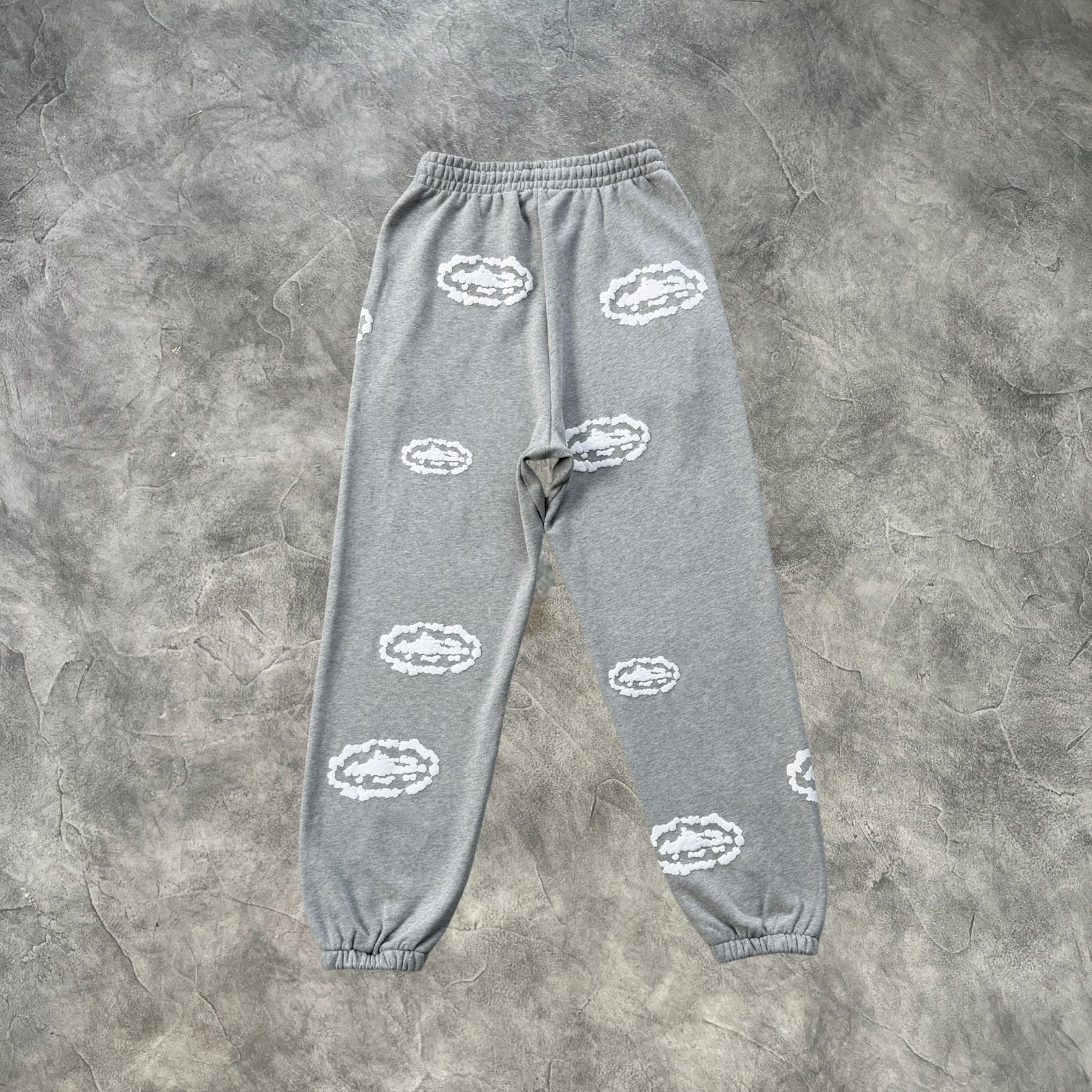 Corteiz Clouds Zip-Up Tracksuit Grey