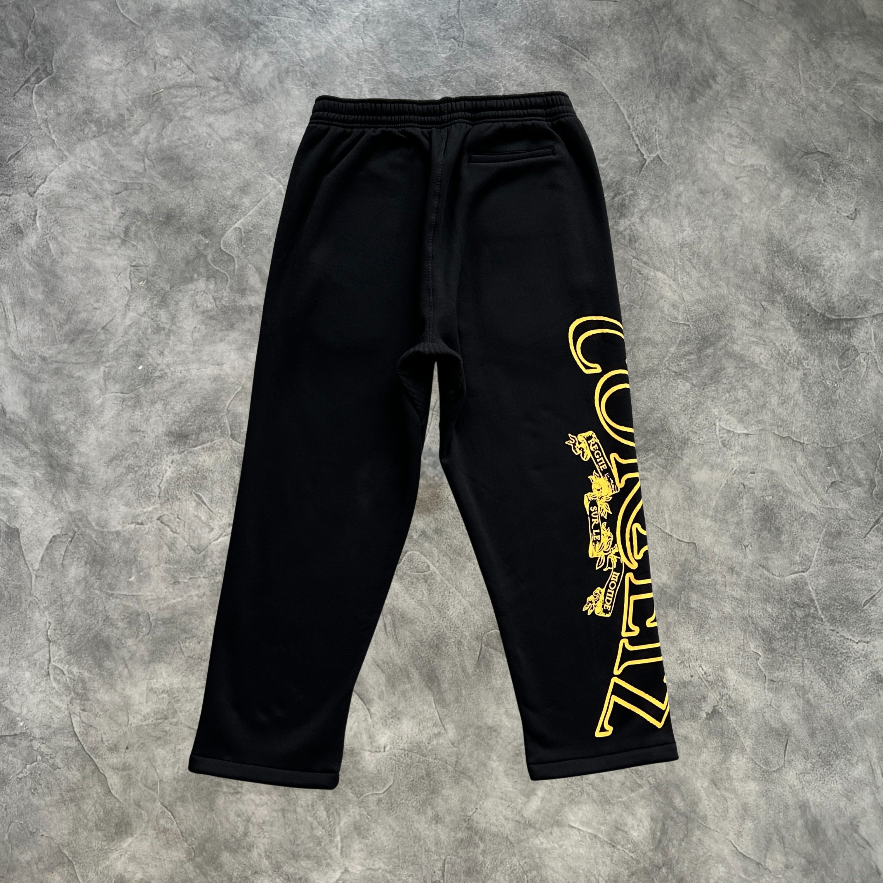 Corteiz Superior Royale Zip-Up Tracksuit Black/Yellow