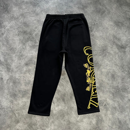 Corteiz Superior Royale Zip-Up Tracksuit Black/Yellow
