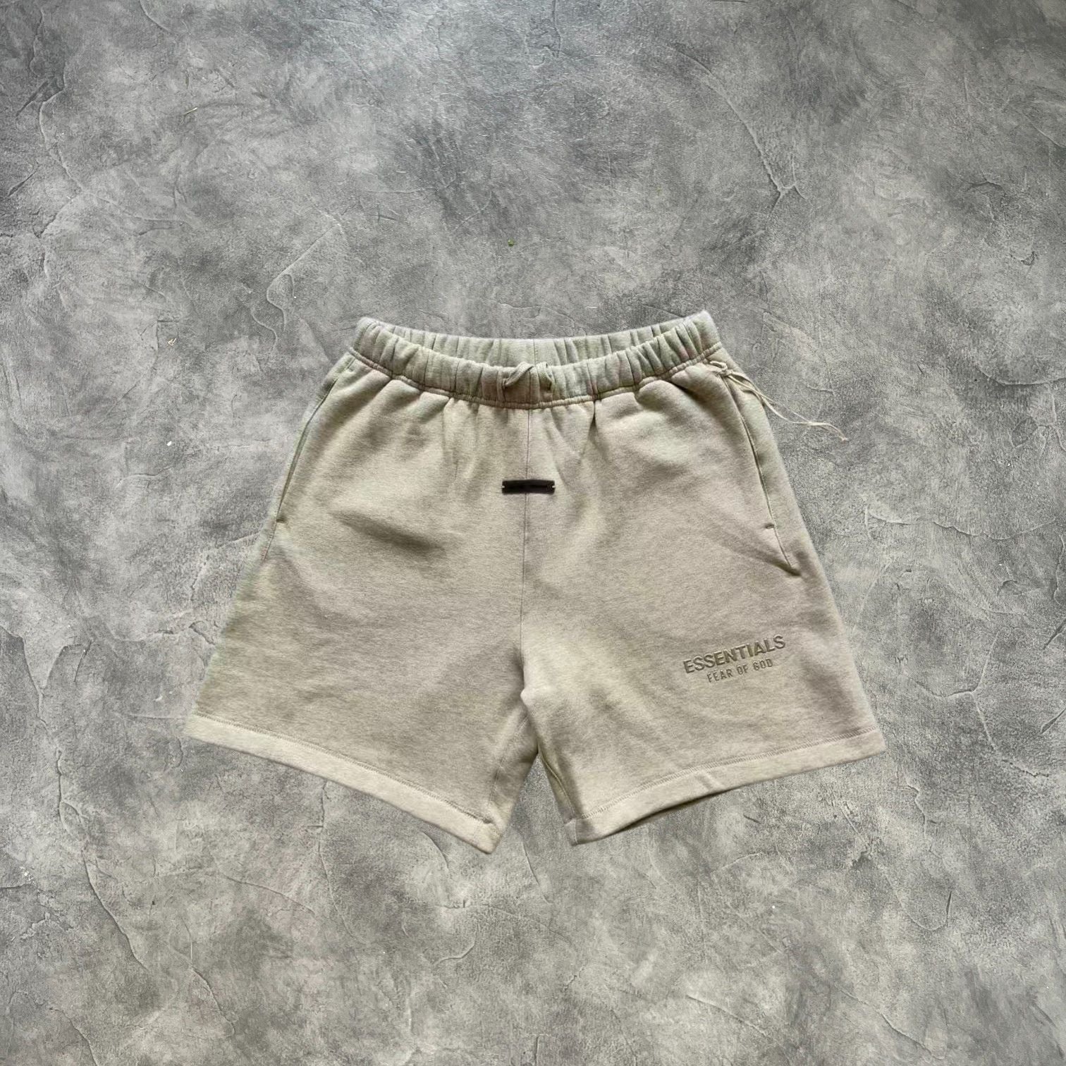 Essentials Fear Of God Basic Shorts Stone Grey
