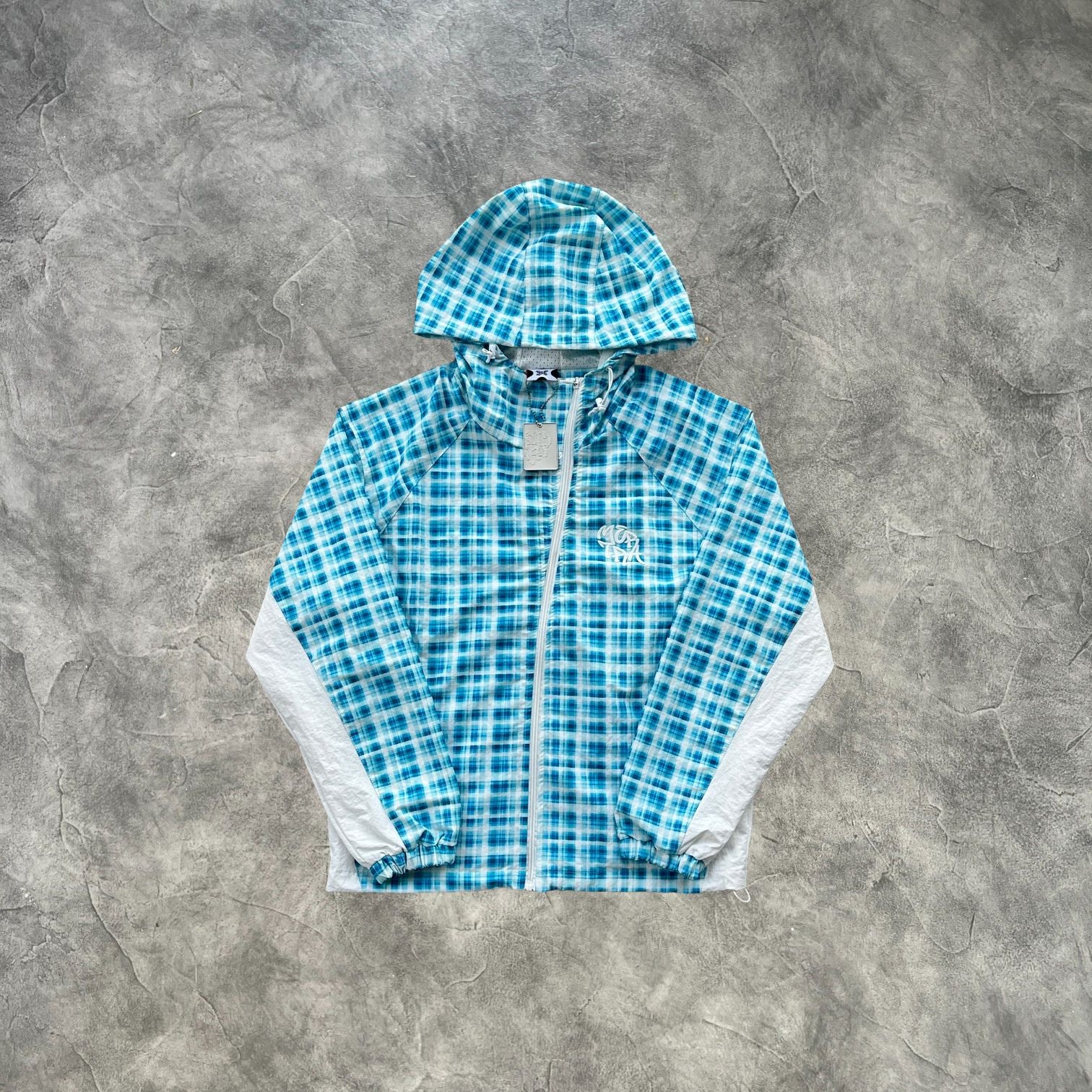 ジャケット・アウター mertra asymmetrical plaid jacket Mertra Asymmetrical Plaid Jacket Blue – Vaulted