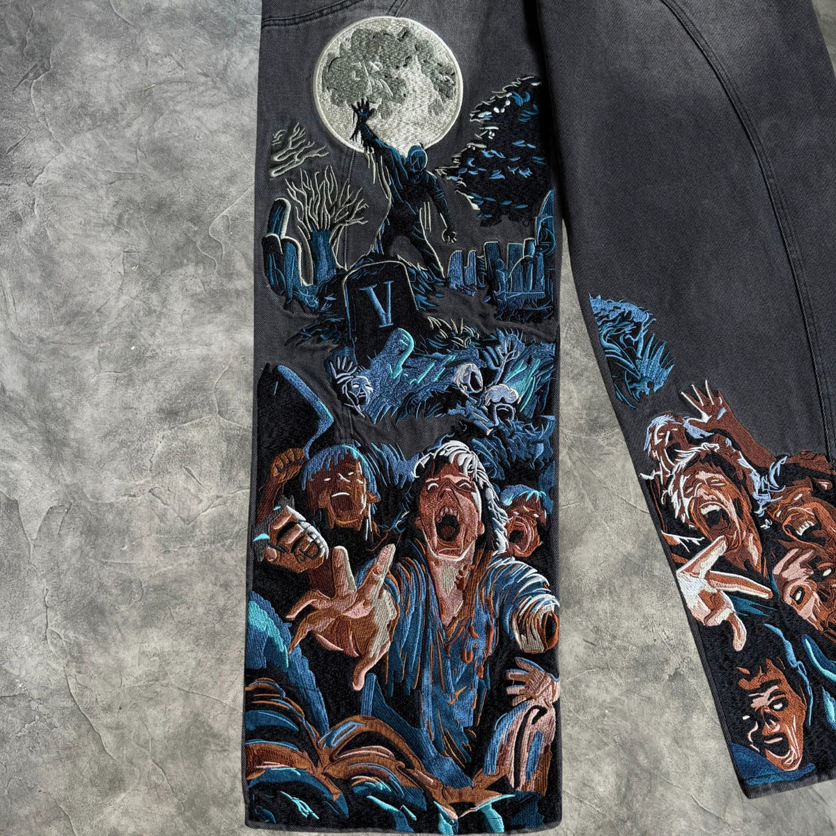Vescartes Void Walker Undead Jeans Black