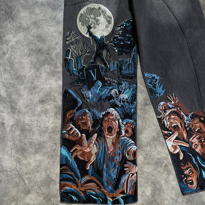 Vescartes Void Walker Undead Jeans Black