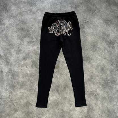 Syna Linen Tracksuit Black/Rose Gold