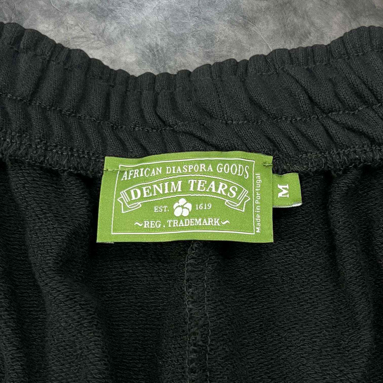 Denim Tears The Cotton Wreath Sweatshorts Black