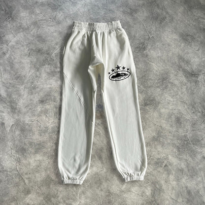 Corteiz Alcatraz 5 Star Tracksuit White