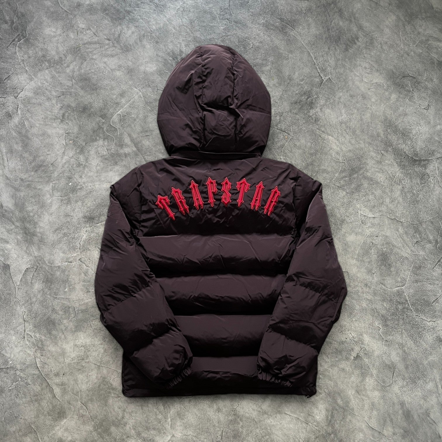 Trapstar Detachable Hooded Puffer Black/Red