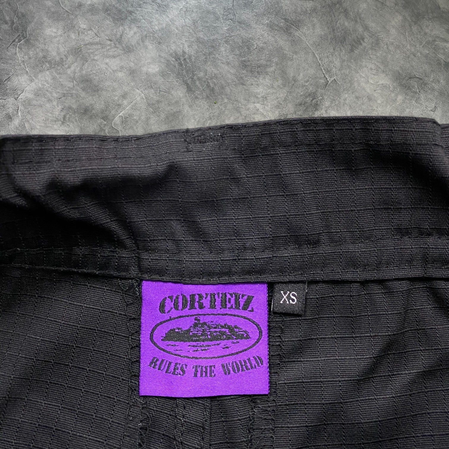 Corteiz Guerilla Cargo Pants Black/Purple