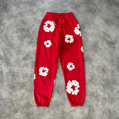 Denim Tears The Cotton Wreath Sweatpants Red