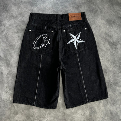 Mertra X Corteiz Scorpion Strike Denim Vaulted Set Black