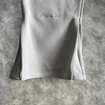 Syna Linen Tracksuit Grey/Pink