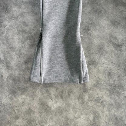 Syna Linen Tracksuit Grey