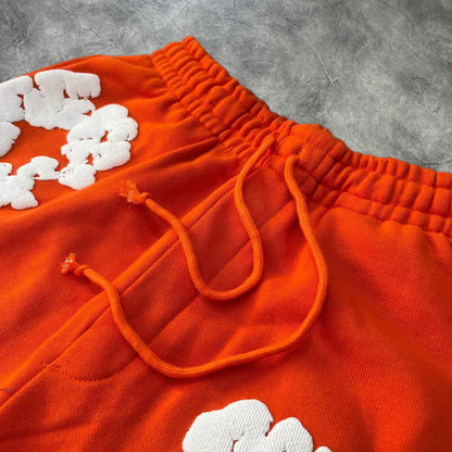 Denim Tears The Cotton Wreath Sweatshorts Orange