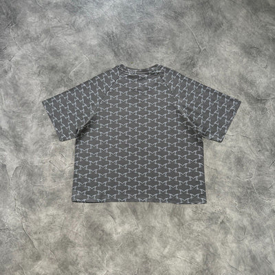 Mertra Full Printed T-Shirt Grey