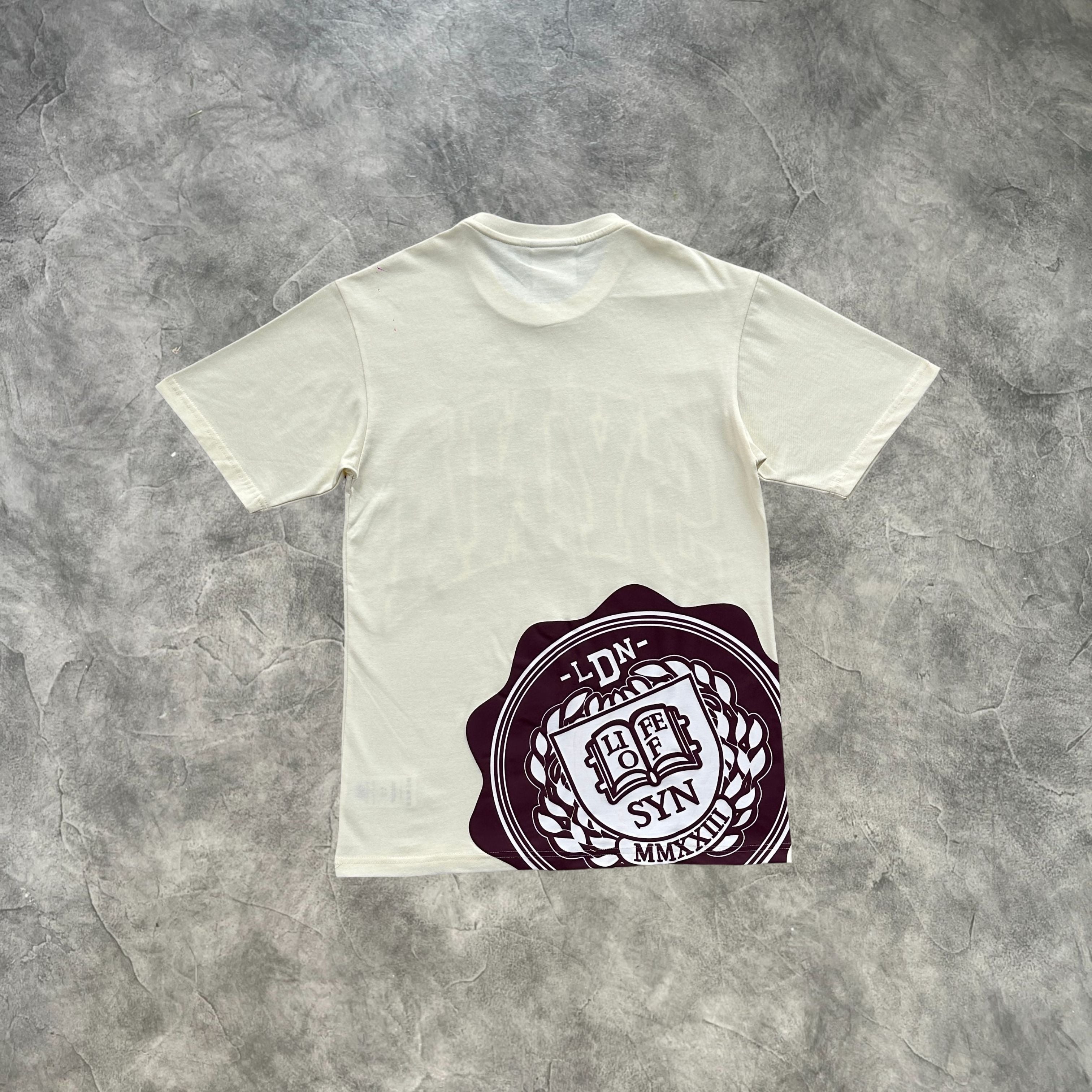 Syna World Crest T-Shirt Beige