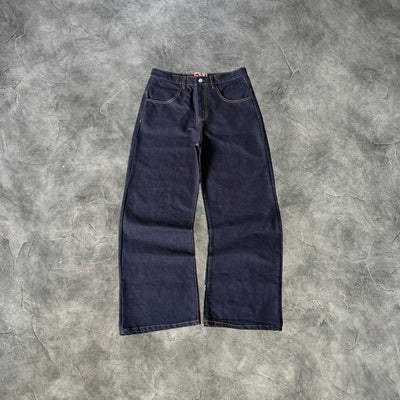 Vescartes Silver Crane Cascade Jeans Blue