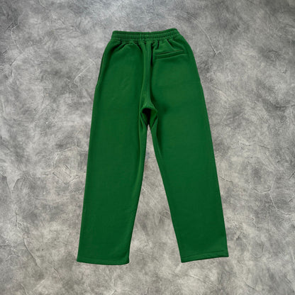Corteiz Open Hem Sweatpants Dark Green