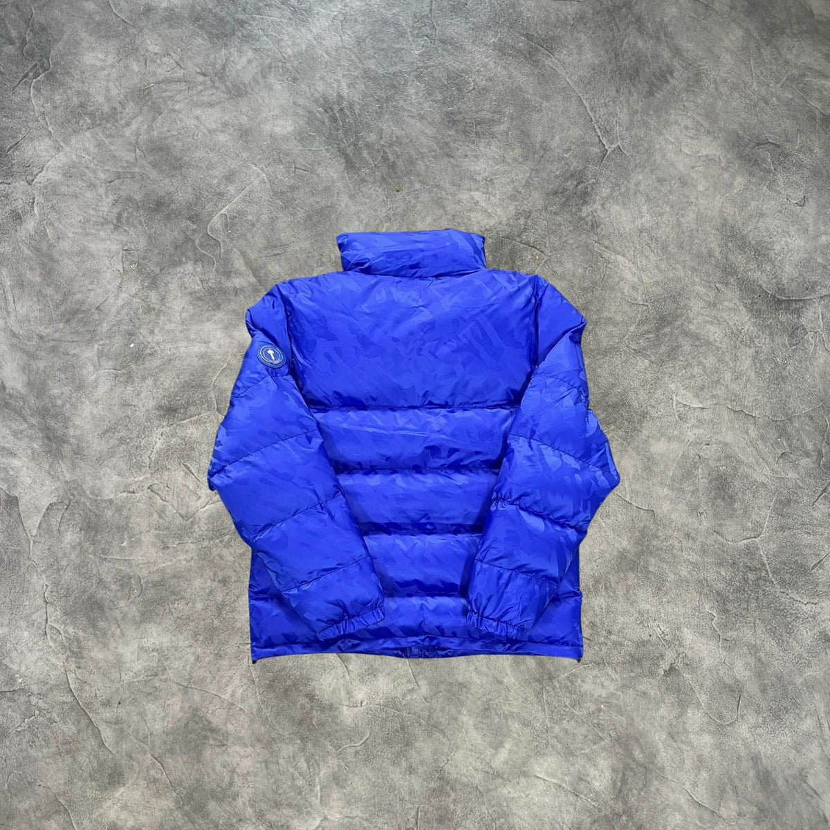 Trapstar Irongate T Jacquard Puffer Jacket Blue